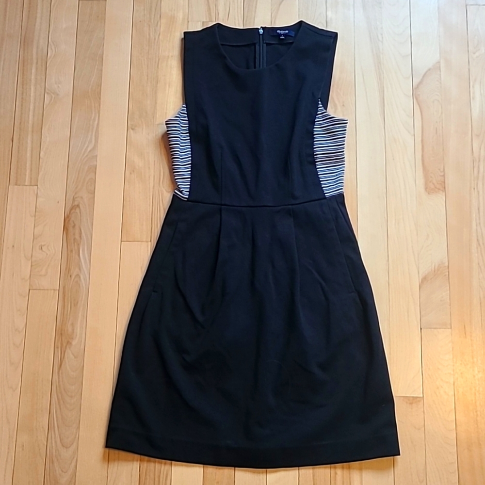 Madewell Abroad Dress - Stripe Inset